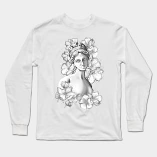 A portrait of the goddess Aphrodite Long Sleeve T-Shirt